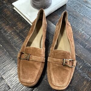 SOUL Naturalizer Women's Lindsay Square Toe Loafers Minimalist Academia Sz 9.5 M